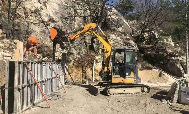 Travaux de terrassement, La Gaude, MS Construction